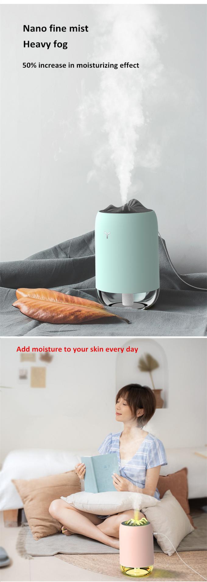 HOMEFISH 260ML Humidifier Ruang ABS PP Silicone Humidifier Udara Mobil 5