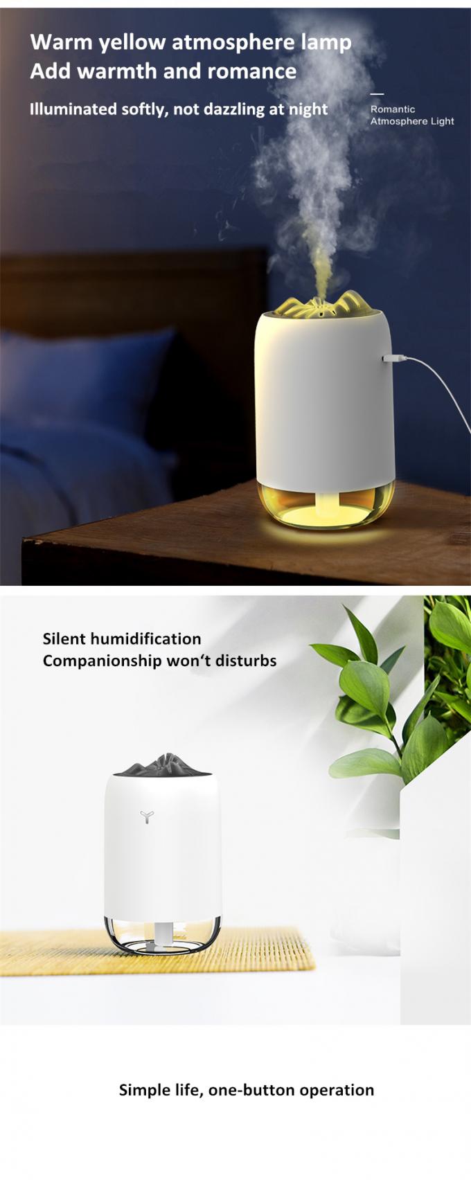 HOMEFISH 260ML Humidifier Ruang ABS PP Silicone Humidifier Udara Mobil 7