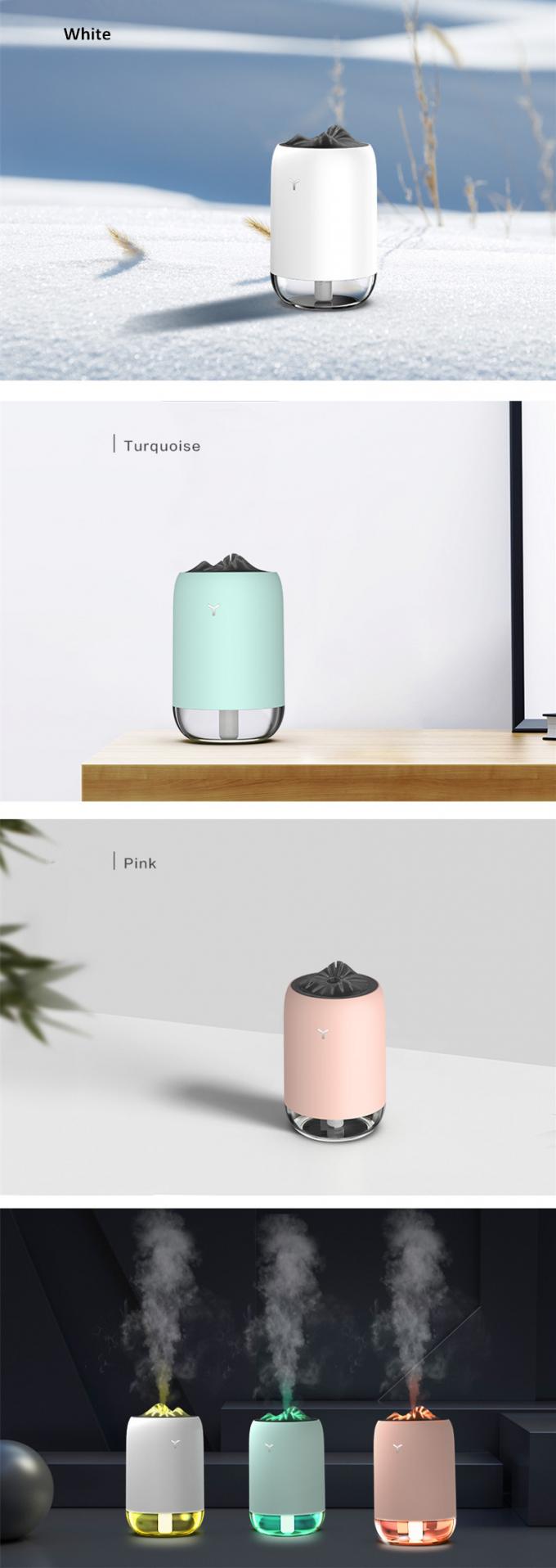 HOMEFISH 260ML Humidifier Ruang ABS PP Silicone Humidifier Udara Mobil 10