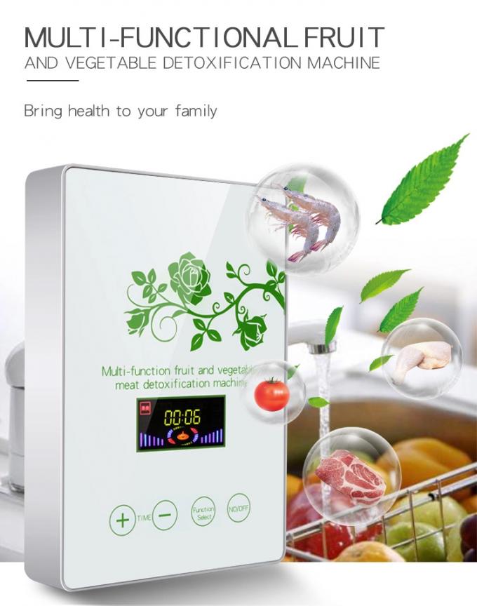 Homefish Panel Kaca Portable Buah Sayuran Sterilisasi Mesin Multifungsi Cerdas 400mg / jam Ozon Generator untuk Dapur 0