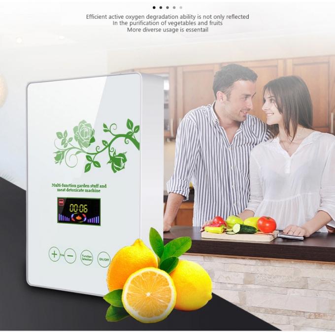 Homefish Panel Kaca Portable Buah Sayuran Sterilisasi Mesin Multifungsi Cerdas 400mg / jam Ozon Generator untuk Dapur 7