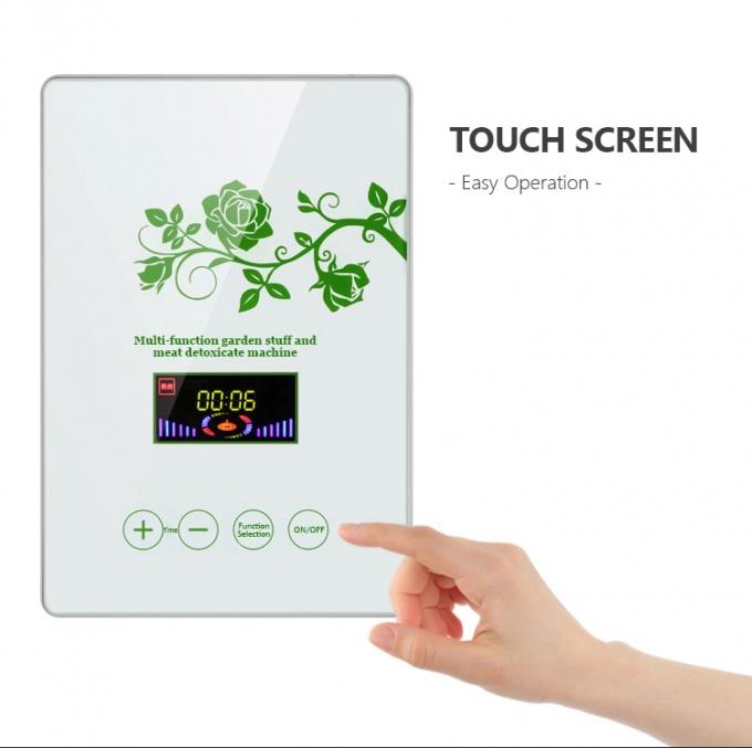 Homefish Panel Kaca Portable Buah Sayuran Sterilisasi Mesin Multifungsi Cerdas 400mg / jam Ozon Generator untuk Dapur 12