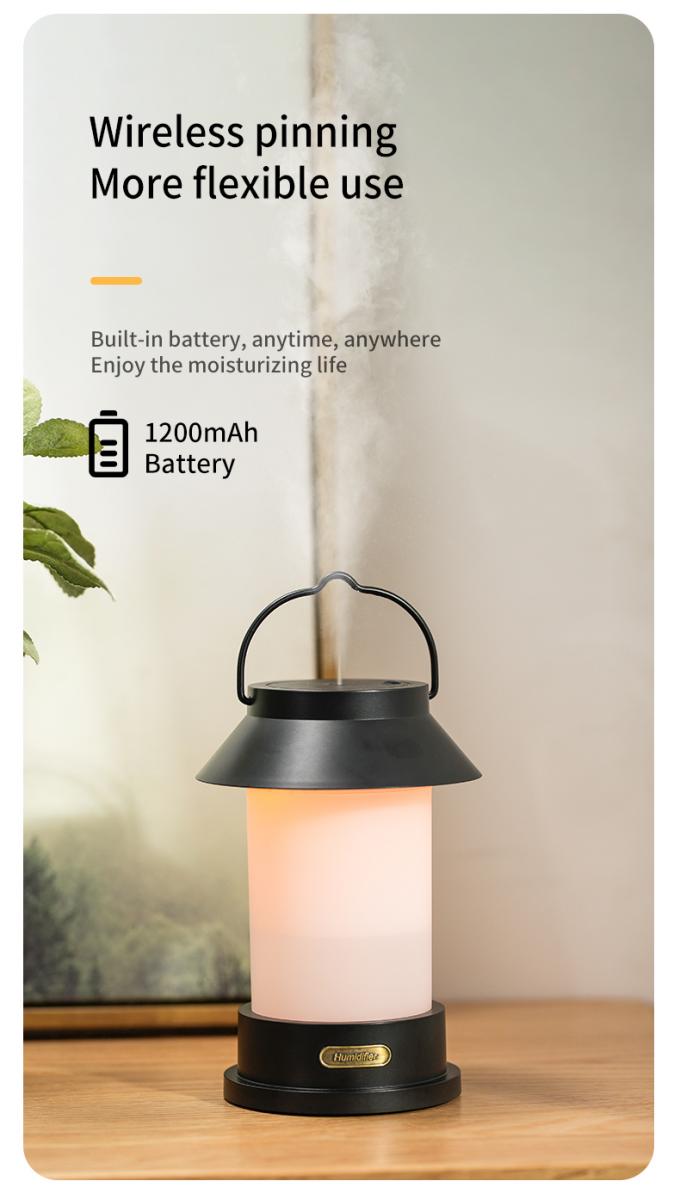 400ml USB Wireless Creative Design Portable Camping Lantern Bentuk Diffuser Hanging Type Outdoor Cool Mist Humidifier 5