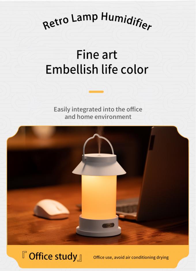 400ml USB Wireless Creative Design Portable Camping Lantern Bentuk Diffuser Hanging Type Outdoor Cool Mist Humidifier 10