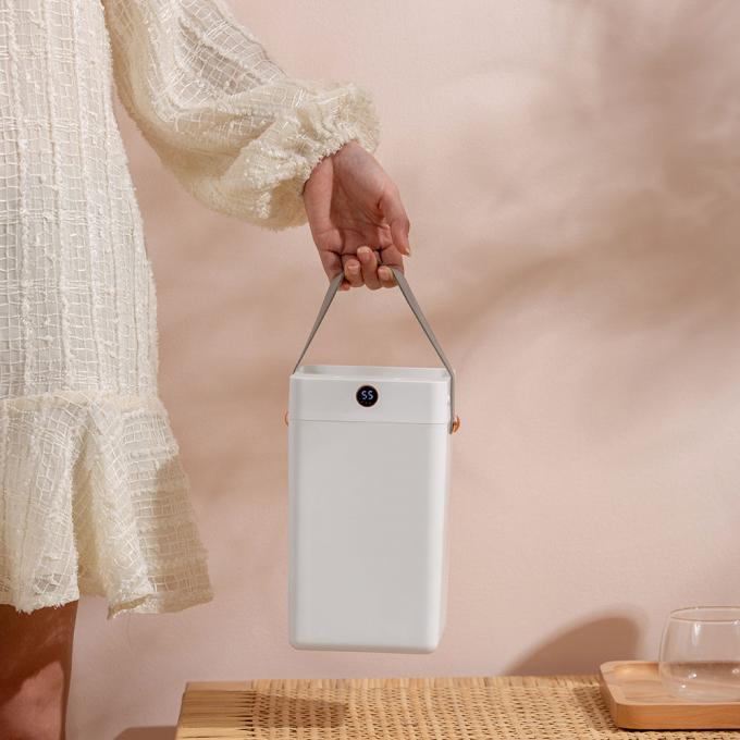 3L Kapasitas besar Double Spray Diffuser Kelembaban dingin Kabut Nebulisasi Humidifier Udara Dengan Layar Digital 0