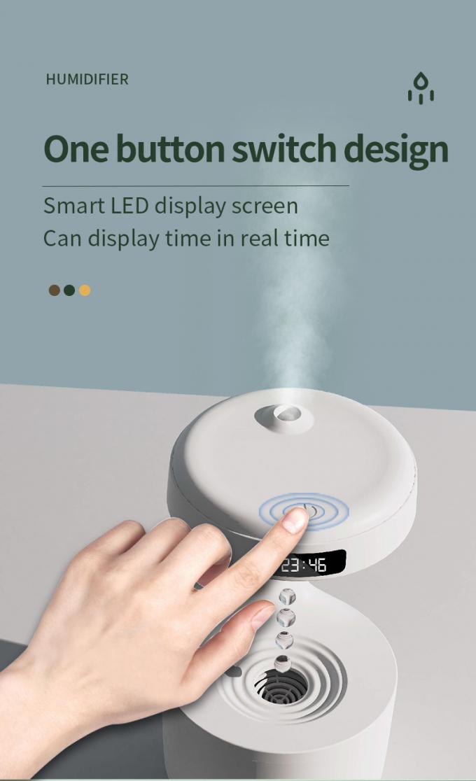 Homefish OEM Air Drop Portable 800ml Anti-Gravity Humidifier Jam Digital Ultrasonik Anti-Gravity Humidifier 8