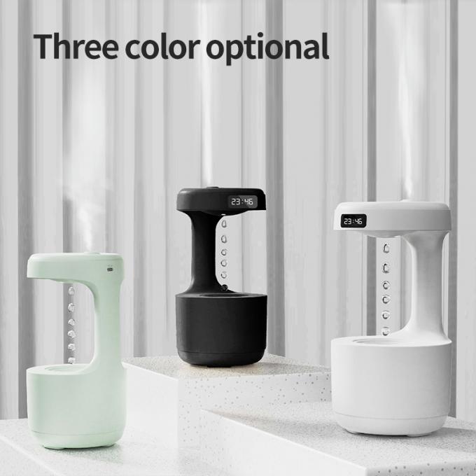 Homefish OEM Air Drop Portable 800ml Anti-Gravity Humidifier Jam Digital Ultrasonik Anti-Gravity Humidifier 11