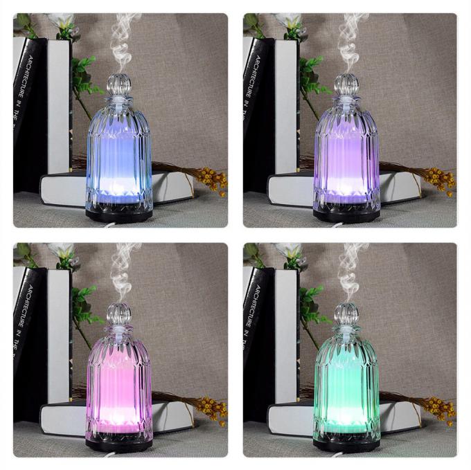 HOMEFISH 120ml Glass Aromaterapi Humidifier Ultrasonik Rumah Tangga Minyak Esensial Aroma Diffuser 1