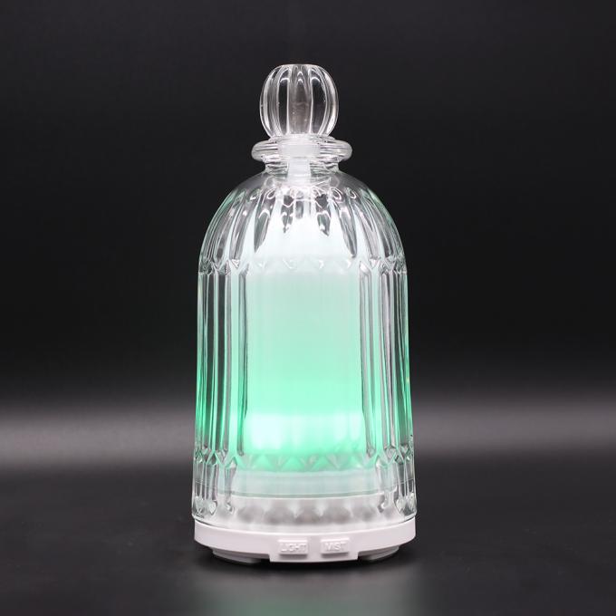 HOMEFISH 120ml Glass Aromaterapi Humidifier Ultrasonik Rumah Tangga Minyak Esensial Aroma Diffuser 3