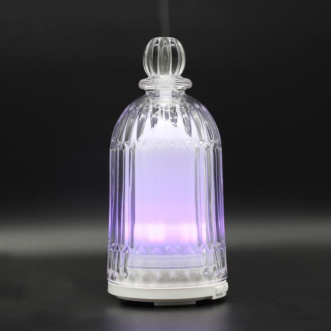 HOMEFISH 120ml Glass Aromaterapi Humidifier Ultrasonik Rumah Tangga Minyak Esensial Aroma Diffuser 2