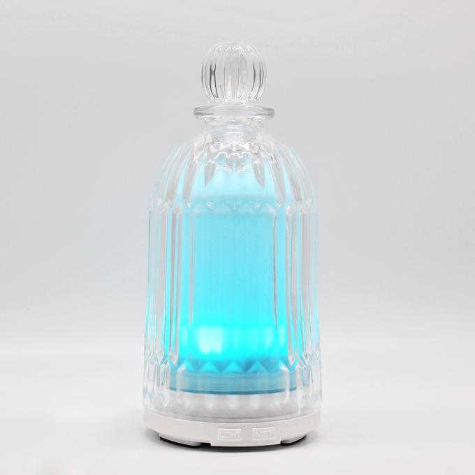 HOMEFISH 120ml Glass Aromaterapi Humidifier Ultrasonik Rumah Tangga Minyak Esensial Aroma Diffuser 4