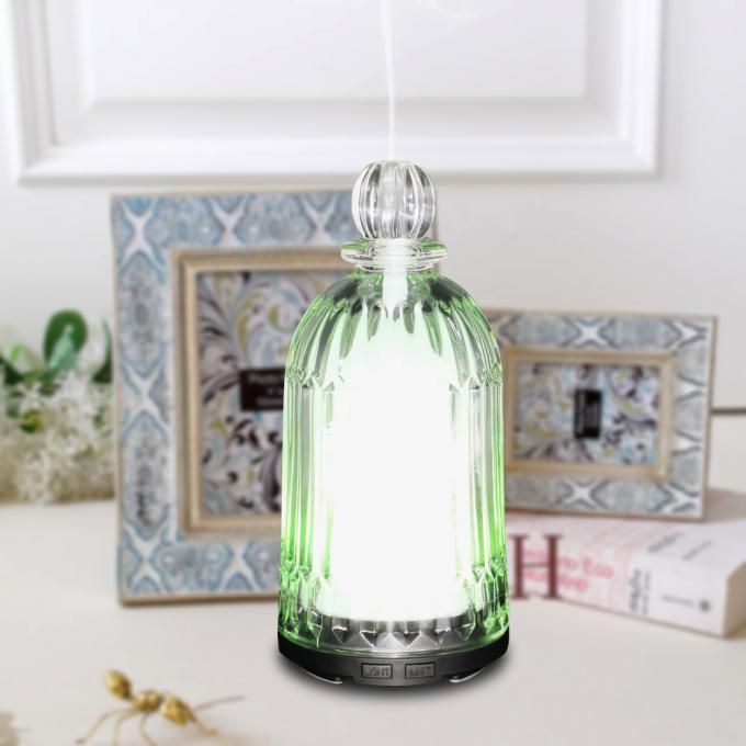 HOMEFISH 120ml Glass Aromaterapi Humidifier Ultrasonik Rumah Tangga Minyak Esensial Aroma Diffuser 7
