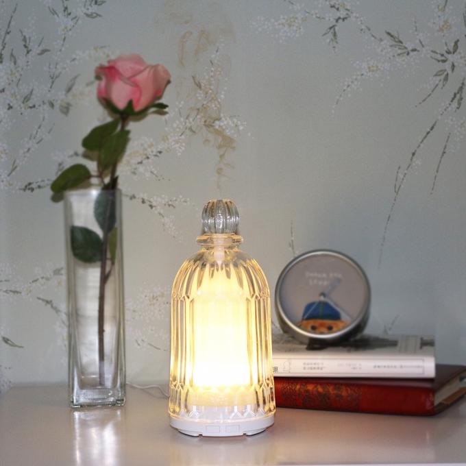 HOMEFISH 120ml Glass Aromaterapi Humidifier Ultrasonik Rumah Tangga Minyak Esensial Aroma Diffuser 6