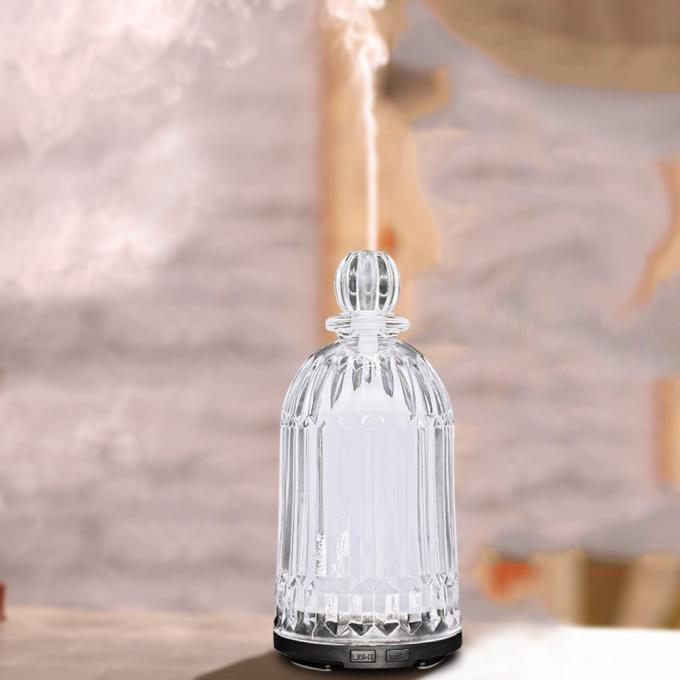 HOMEFISH 120ml Glass Aromaterapi Humidifier Ultrasonik Rumah Tangga Minyak Esensial Aroma Diffuser 9