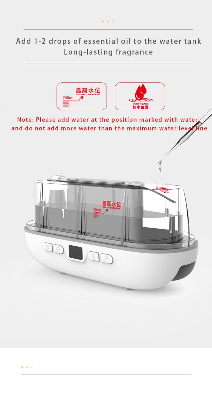 2023 New Design Ultrasonic Flame Diffuser 200ml RGB Light Flame Humidifier Dengan Remote Controller Aroma Diffuser Untuk Rumah Tangga 10