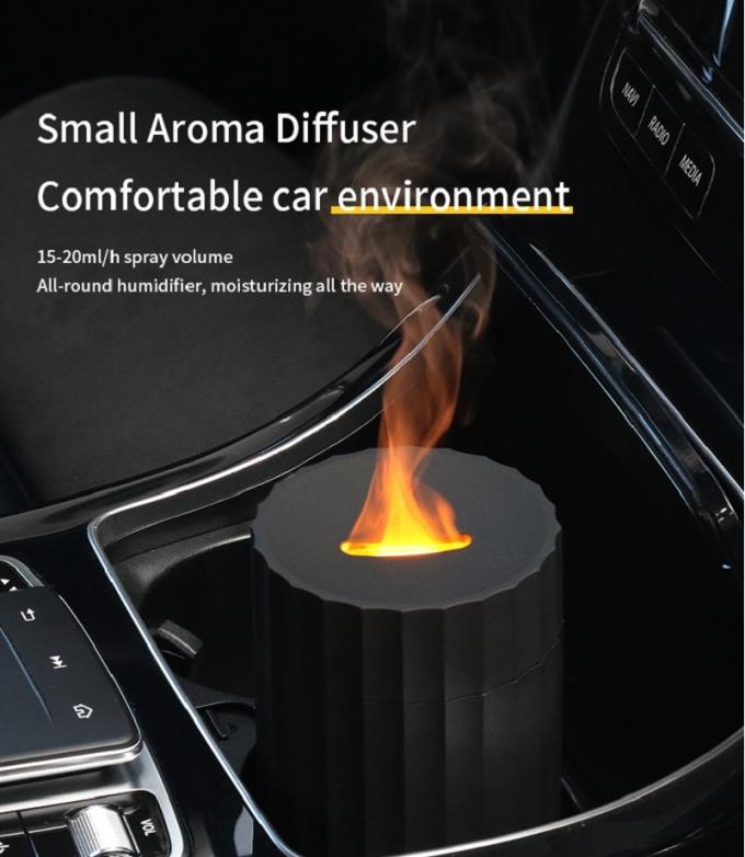 Tingkatkan Mobil dan Atmosfer Rumah Anda dengan Portable the 7 Colors 100ml Simulation Flame Car Diffuser Humidifier untuk Dropshipping 5