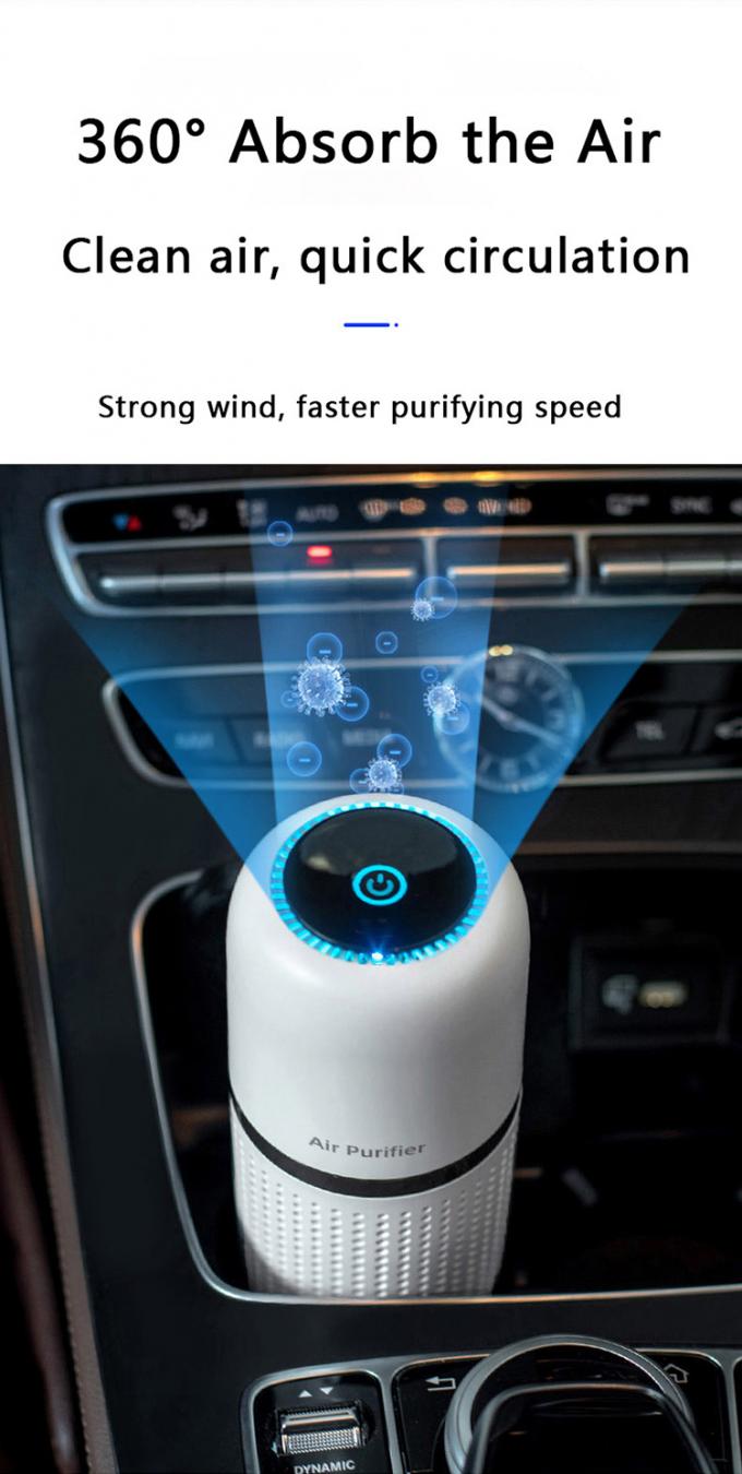 2023 Baru Datang Pembersih Udara Mobil Portabel Cerdas Mesin Aromaterapi Multiple Filtering Pembersih Udara Besi Negatif 5
