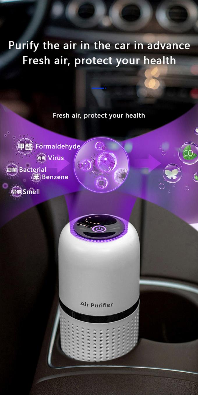 2023 Baru Datang Pembersih Udara Mobil Portabel Cerdas Mesin Aromaterapi Multiple Filtering Pembersih Udara Besi Negatif 9
