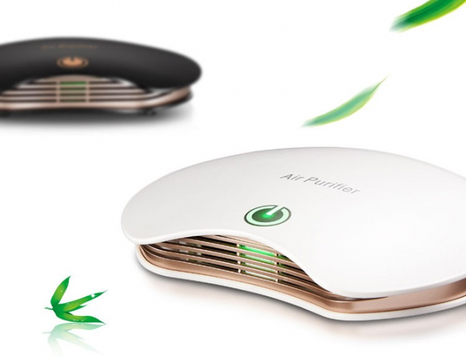 HOMEFISH USB Powered Smart Car Air Purifier 181x130x36mm 9