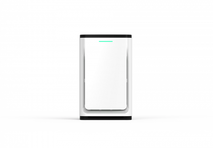 HOMEFISH 350M3/H Pembersih Udara Kamar Bisnis Pintar Dengan Sensor InfraMerah Debu 1