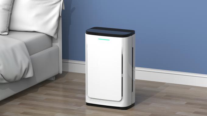 HOMEFISH 350M3/H Pembersih Udara Kamar Bisnis Pintar Dengan Sensor InfraMerah Debu 4