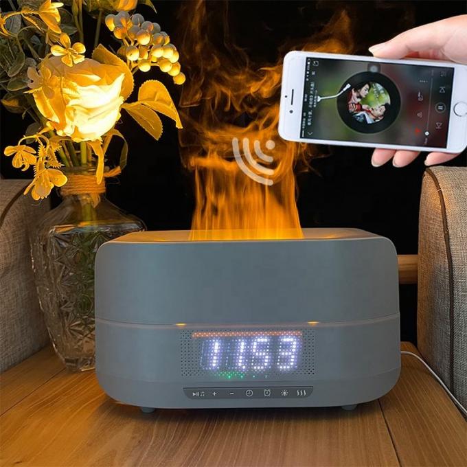 HOMEFISH DC 24V Night Light Flame Effect Humidifier Dengan Bluetooth 1