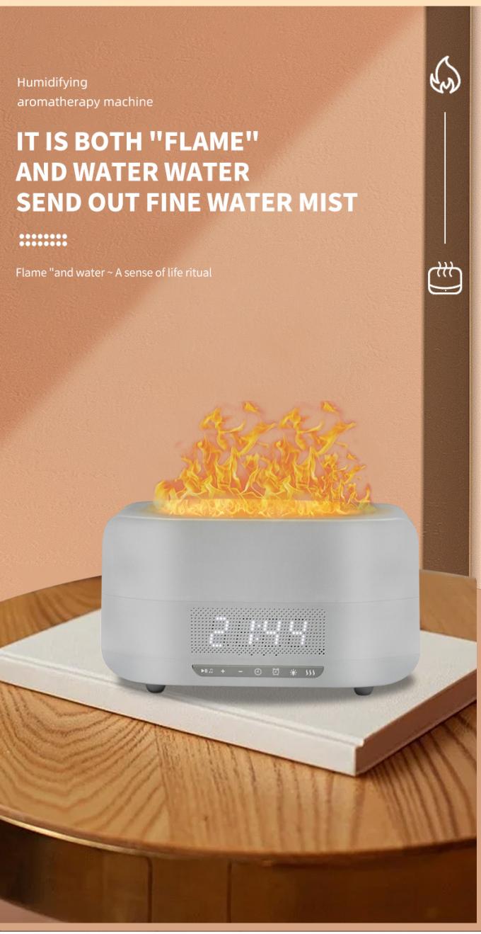 HOMEFISH DC 24V Night Light Flame Effect Humidifier Dengan Bluetooth 4