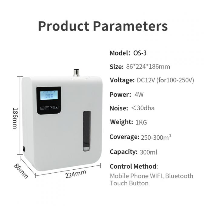 WIFI Aromaterapi Diffuser 300ML Electric Aromatic Fragrance Diffuser Untuk Perangkat Distilasi Rumah 3