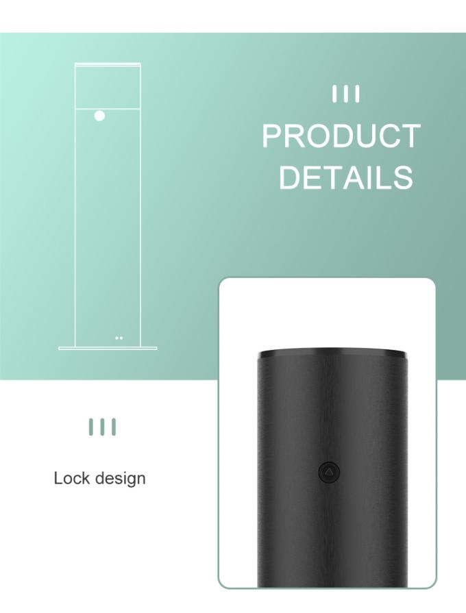 Mesin minyak esensial beraroma listrik berukuran besar berwarna aluminium Wifi Bluetooth Lobby Hotel Aroma Column Aroma Diffuser 4