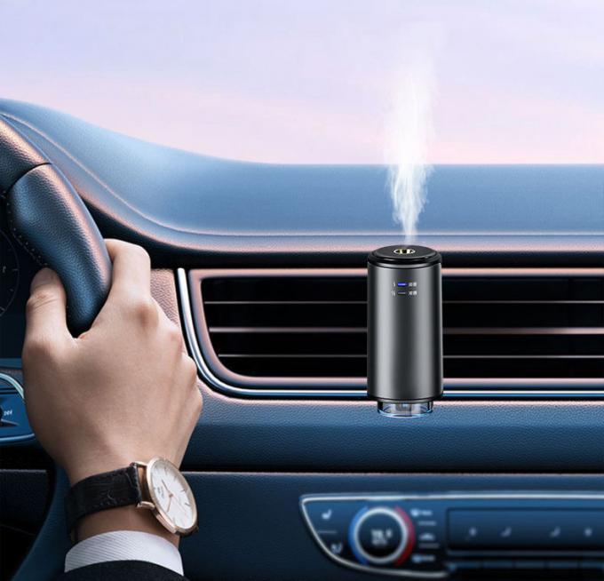 HOMEFISH USB Rechargeable Waterless Car Aroma Diffuser ARM Auto Sensing Aroma Humidifier 0