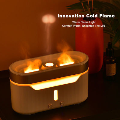 Harga yang pantas 2023 New Flame Water Atomization Jellyfish Fog Humidifier Desktop Portable Essential Oil Aroma Diffuser dengan Atmosphere Light on line