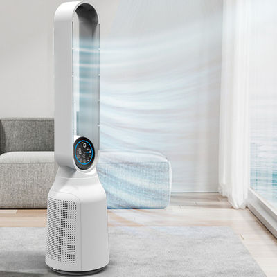 Multifunctional Smart 2 in 1 Home Air Filter Seluruh rumah HEPA Filter Air Purifier Lembar Standing Fan Tower Fan