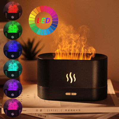 Harga yang pantas Terbaru Hot Sell Luftbefeuchter 180Ml Warna Aroma RGB Led Diffuser 3d Flame Humidifier Ultrasonik Minyak Flame Aroma Diffuser on line
