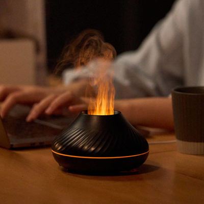 Hot Sell Diffuser minyak wangi USB Air Parfum Humidifier Aroma Diffuser Diffuser minyak esensial dengan 7 lampu berwarna untuk rumah