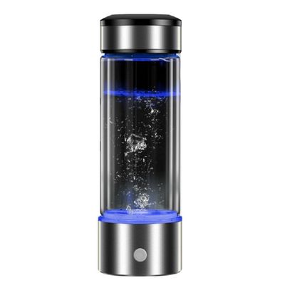 Hidrogen Generator Cup Air Filter 430ml Alkaline Maker Hidrogen-Rich Water Portable Bottle Ionizer Pure H2 Electrolysis