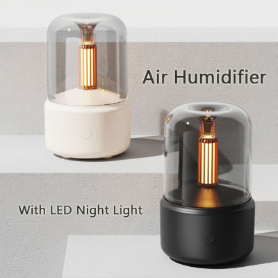 Beli H2o Spray Mist Maker Fogger Aroma Diffuser Minyak Esensial Mobil Air Humidifier Mini Atmosphere Simulasi Lampu Lilin Humidifier online manufacture