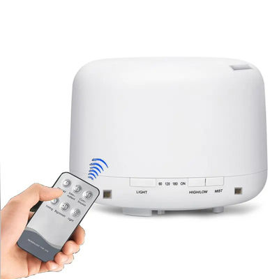 Harga yang pantas 500ml Ultrasonik Aromaterapi Mesin Cool Mist Maker Desain tenang Diffuser Minyak Esensial dengan Cahaya Malam Berwarna-warni on line