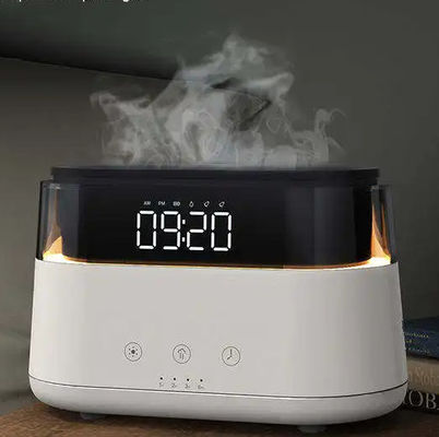 Harga yang pantas Smart Flame Effect Diffuser Humidifier Diam Multifunctional Aroma Diffuser Aromaterapi Diffuser Humidifier Dengan Jam LED on line