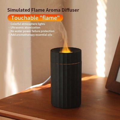 Harga yang pantas Baru Datang Baru Hot Usb Minyak Esensial Flame Aroma Diffuser Ultrasonik Air Portable Airless Humidifier 100Ml Mobil Aroma Diffuser on line