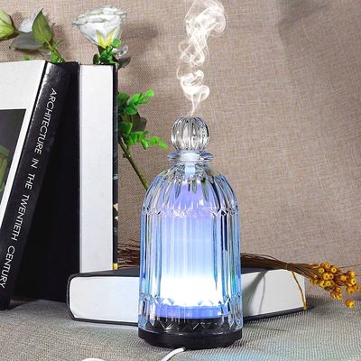 Harga yang pantas HOMEFISH 120ml Glass Aromaterapi Humidifier Ultrasonik Rumah Tangga Minyak Esensial Aroma Diffuser on line