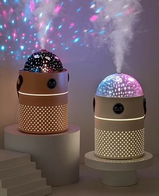 Harga yang pantas HOMEFISH Baterai isi ulang Diffuser minyak esensial 550ml Proyeksi Humidifier udara on line