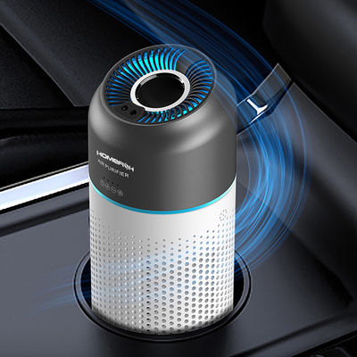 Harga yang pantas HOMEFISH PM2.5 TVOC Sensor Pembersih Udara Mobil Dengan Kontrol Gerak Filter Hepa on line