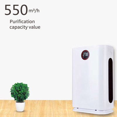 HOMEFISH 480M3/H Pembersih Udara Rumah Tangga Sterilisasi UV Area Penutup 50-100m2