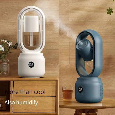 HOMEFISH 300ml Humidifier Ruangan Multifunctional Spray Fan Baterai Dioperasikan
