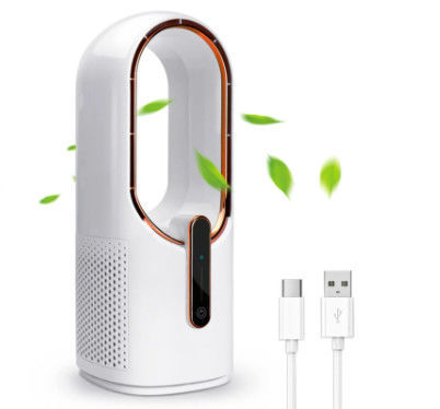 Harga yang pantas HOMEFISH Fener tanpa Daun Humidifier Kamar USB Air Cooler Isi ulang 3 Gear on line