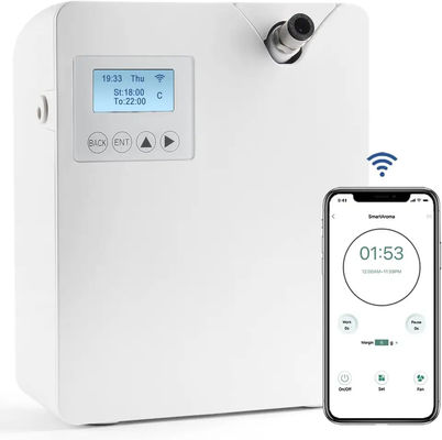 Harga yang pantas Mesin Udara Bau HVAC Remote Control 300ML Portable Cold Air Nebulizer Mesin Diffuser Bau Cerdas Dengan Bluetooth on line