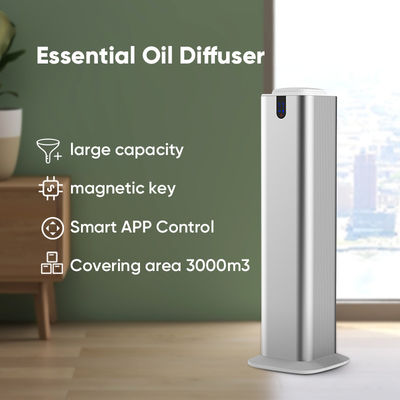 Harga yang pantas HOMEFISH 800ml Aluminium Commercial Tower Aroma Diffuser untuk Home Lobby Bluetooth App Control on line