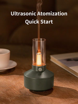 HOMEFISH Vintage Lamp Aromaterapi Mesin Desain Retro Humidifier Kamar Kecil Untuk Humidification