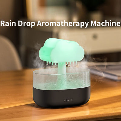 Harga yang pantas HOMEFISH Air hujan tetes Aromaterapi Mesin Dengan Berwarna-warni Atmosfer Lampu Gradient Untuk Menghilangkan Stres on line