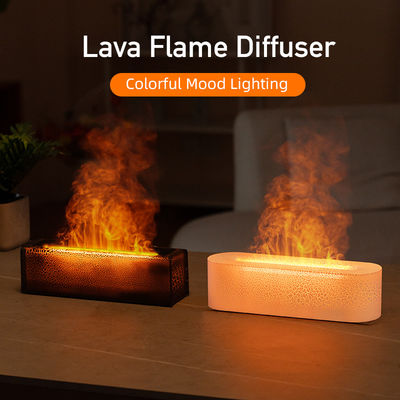 Beli Lava Pelangi Flame Aroma Diffuser USB Powered Rumah Atmosphere Light online manufacture